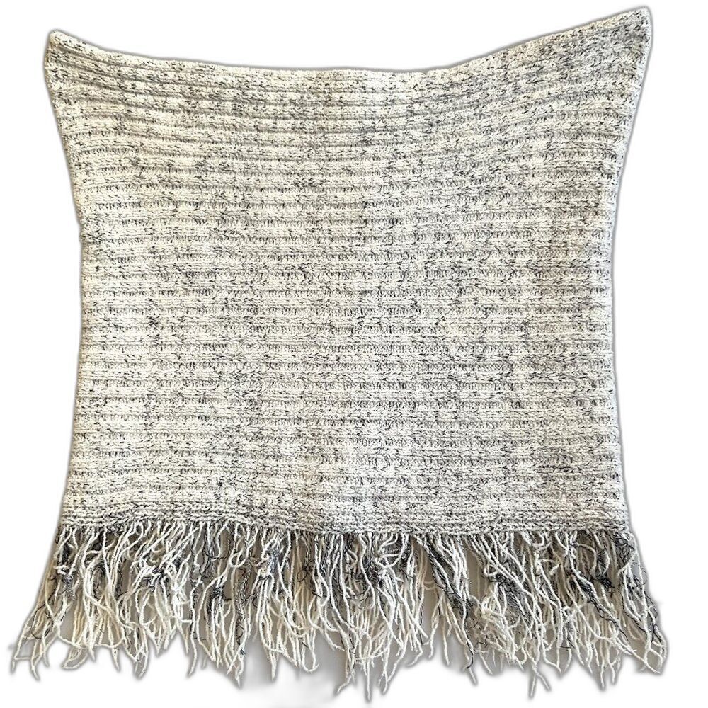 Charter Club Speckled Fringe Tube Scarf Cowl Neck